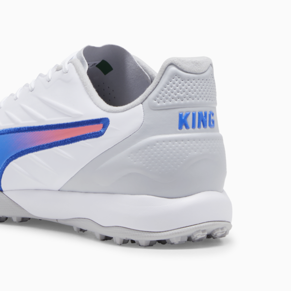 Tacos de futbol KING PRO TT, PUMA White-Bluemazing-Flat Light Gray, large-MEX