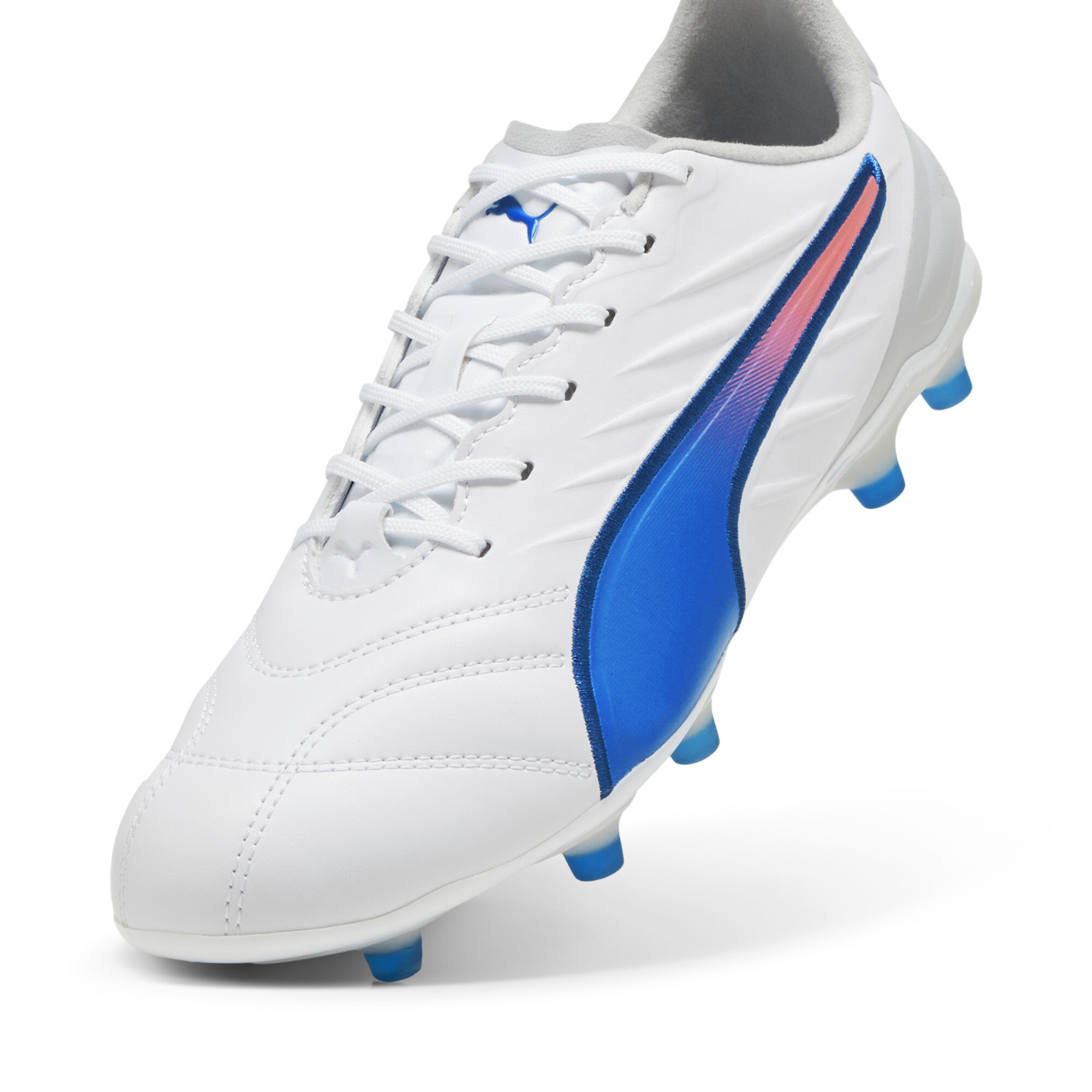 Women's Puma KING PRO FG/AG Football Boots, White, Size 41, Shoes