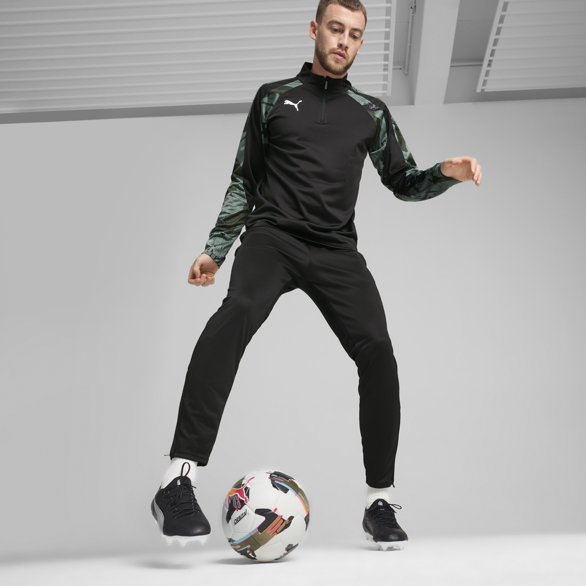 PUMA KING MATCH MxSG voetbalschoenen, Zwart/Grijs/Wit, Maat 39 thumbnail 7