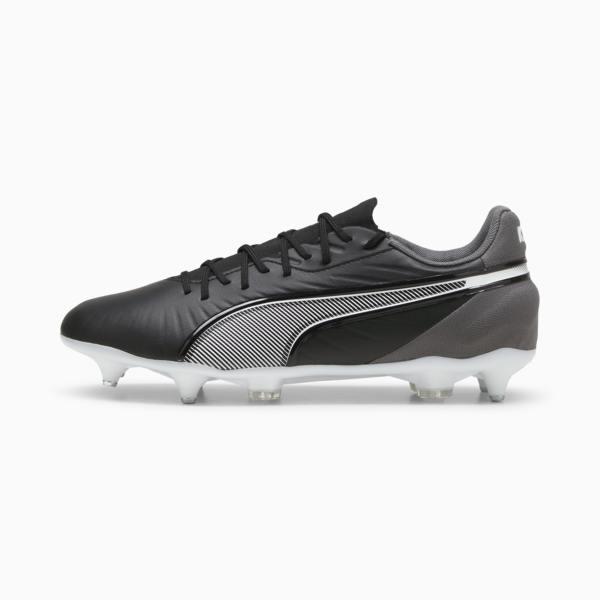 KING MATCH MxSG Football Boots Unisex, PUMA Black-PUMA White-Cool Dark Gray, large-ZAF