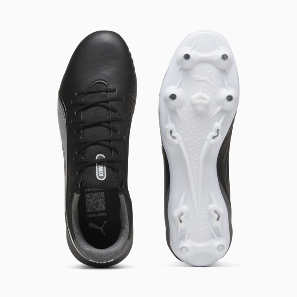 KING MATCH MxSG Football Boots Unisex, PUMA Black-PUMA White-Cool Dark Gray, large-ZAF