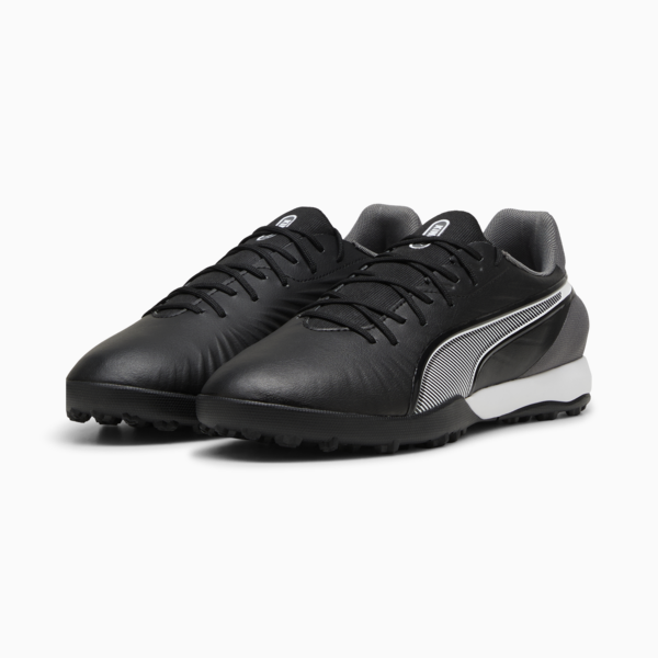 Tacos de futbol KING MATCH TT, PUMA Black-PUMA White-Cool Dark Gray, large-MEX