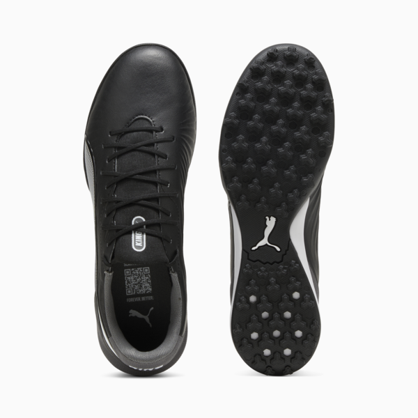 Tacos de futbol KING MATCH TT, PUMA Black-PUMA White-Cool Dark Gray, large-MEX