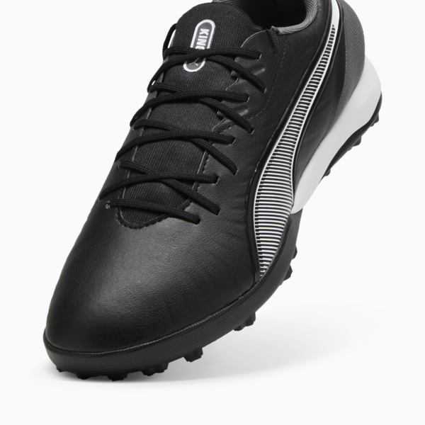 Tacos de futbol KING MATCH TT, PUMA Black-PUMA White-Cool Dark Gray, large-MEX