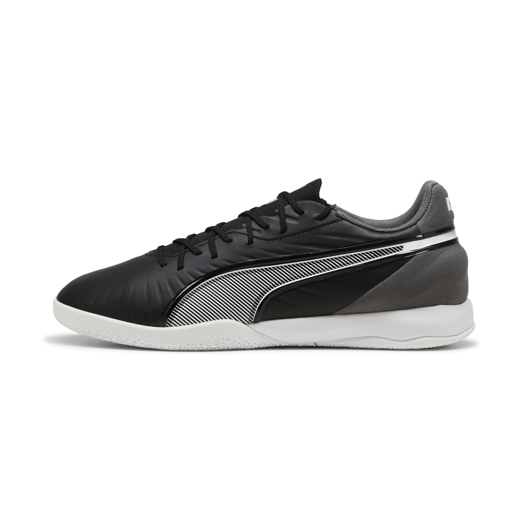 Puma KING MATCH IT Fußballschuhe | Black/White/Cool Dark Gray | Größe: 41