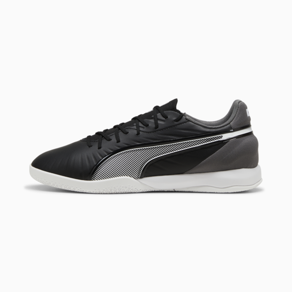 KING MATCH IT Football Boots, PUMA Black-PUMA White-Cool Dark Gray, large-MEX