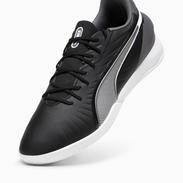 KING MATCH IT Football Boots, PUMA Black-PUMA White-Cool Dark Gray, large-MEX