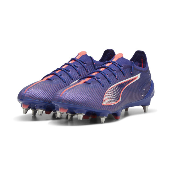 Botínes de fútbol ULTRA 5 ULTIMATE MxSG, Lapis Lazuli-PUMA White-Sunset Glow, large-ARG