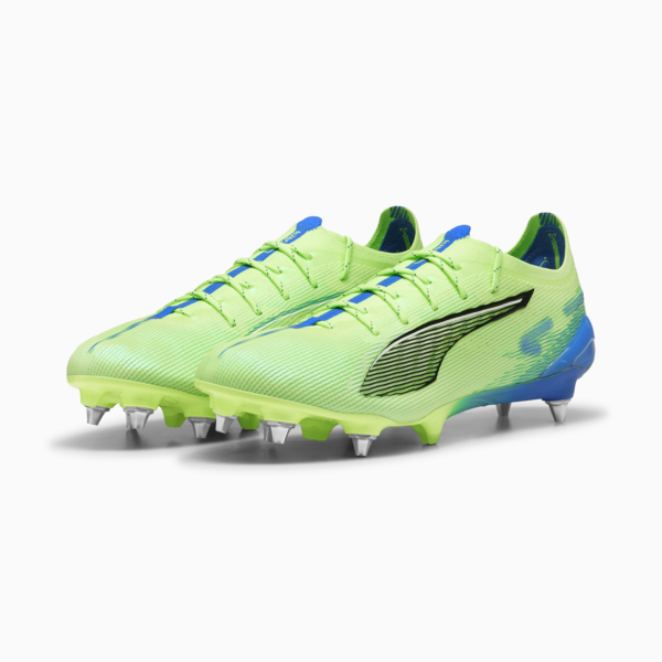 Botines de fútbol ULTRA 5 ULTIMATE MxSG, Fizzy Apple-PUMA White-Bluemazing, large-ARG