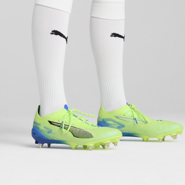 Botines de fútbol ULTRA 5 ULTIMATE MxSG, Fizzy Apple-PUMA White-Bluemazing, large-ARG