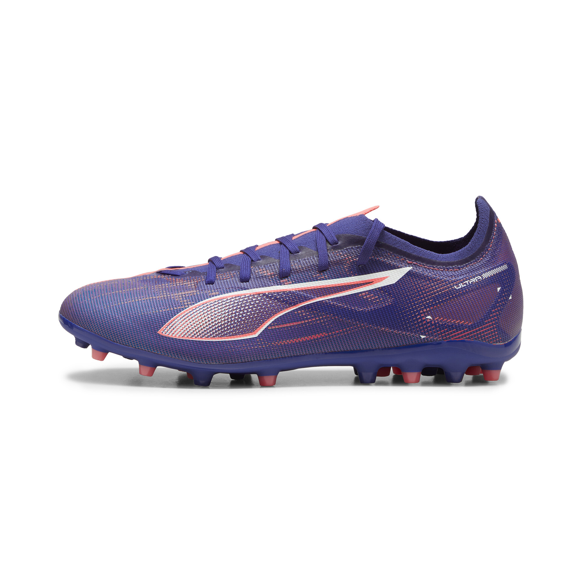 Puma ULTRA 5 MATCH MG Fußballschuhe | Lapis Lazuli/White/Sunset Glow | Größe: 41