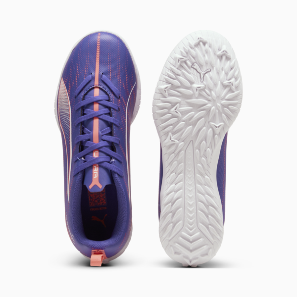 ULTRA 5 PLAY TT Football Boots Youth, Lapis Lazuli-PUMA White-Sunset Glow, large-MEX