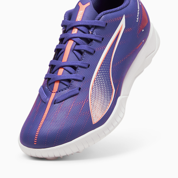 ULTRA 5 PLAY TT Football Boots Youth, Lapis Lazuli-PUMA White-Sunset Glow, large-MEX