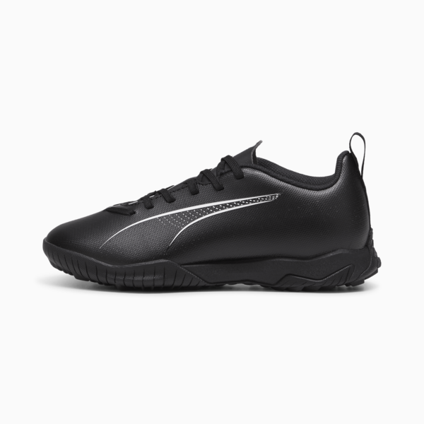 Tacos de fútbol ULTRA 5 PLAY TT juvenil, PUMA Black-PUMA White, large-MEX