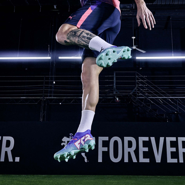 FUTURE 7 ULTIMATE FG/AG Football Boots Unisex, Bluemazing-PUMA White-Electric Peppermint, large-ZAF