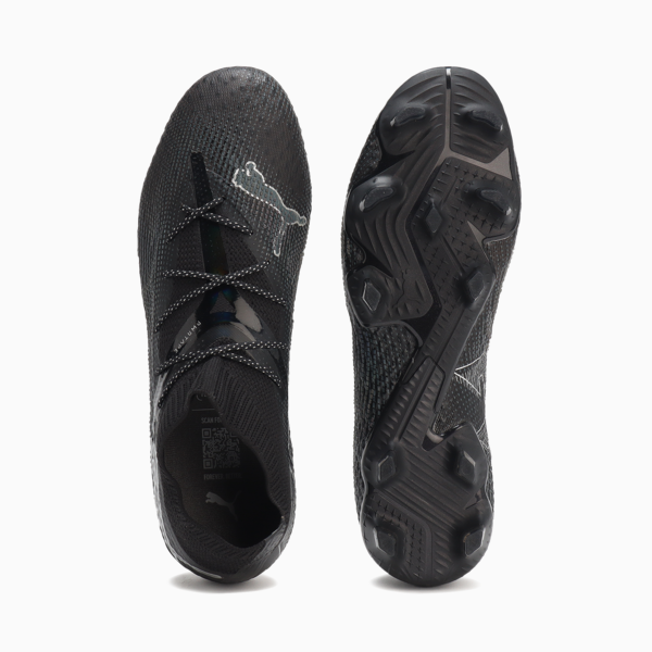 Tacos de fútbol FUTURE 7 ULTIMATE FG/AG, PUMA Black-Puma Silver, large-MEX