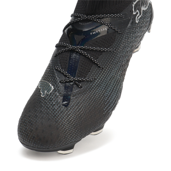 Tacos de fútbol FUTURE 7 ULTIMATE FG/AG, PUMA Black-Puma Silver, large-MEX