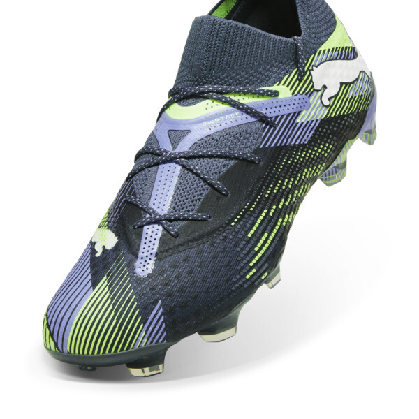 FUTURE 7 ULTIMATE FG/AG Football Boots, Gray Skies-PUMA White-Fizzy Apple, large-ZAF