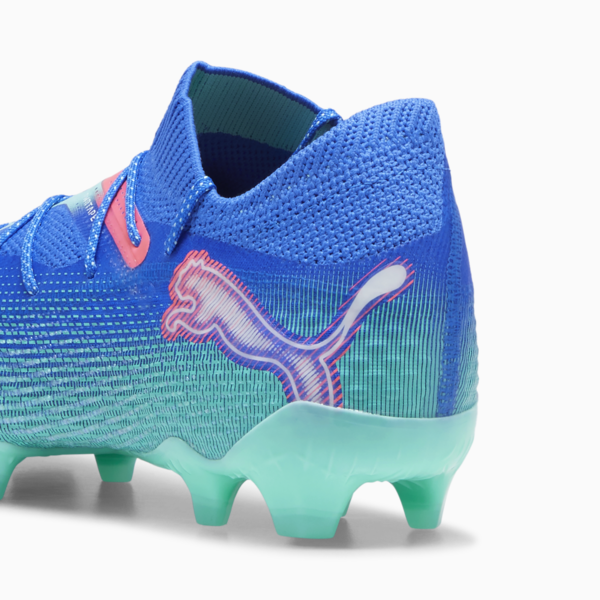 Tacos de futbol FUTURE 7 ULTIMATE FG/AG para mujer, Bluemazing-PUMA White-Electric Peppermint, large-MEX
