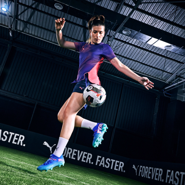 Tacos de futbol FUTURE 7 ULTIMATE FG/AG para mujer, Bluemazing-PUMA White-Electric Peppermint, large-MEX