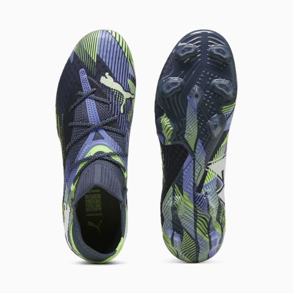 Tacos de futbol FUTURE 7 ULTIMATE FG/AG para mujer, Gray Skies-PUMA White-Fizzy Apple, large-MEX
