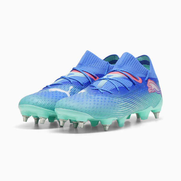 Botines de fútbol FUTURE 7 ULTIMATE MxSG, Bluemazing-PUMA White-Electric Peppermint, large-ARG