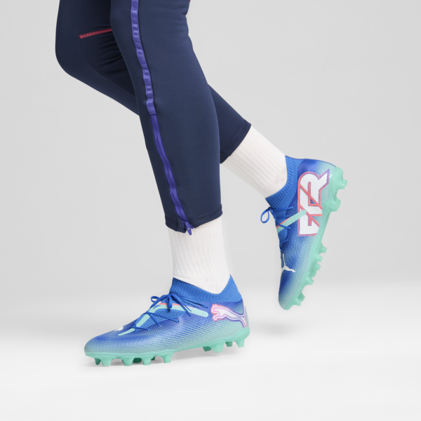 Botines de fútbol FUTURE 7 PRO FG/AG, Bluemazing-PUMA White-Electric Peppermint, large-ARG