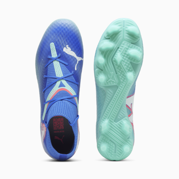 Botines de fútbol FUTURE 7 PRO FG/AG, Bluemazing-PUMA White-Electric Peppermint, large-ARG