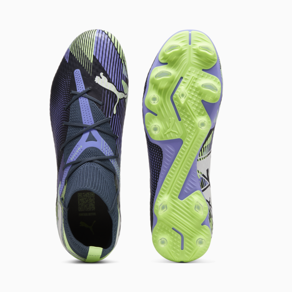 Botines de fútbol FUTURE 7 PRO FG/AG, Gray Skies-PUMA White-Fizzy Apple, large-ARG