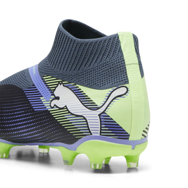 FUTURE 7 MATCH+ FG/AG Laceless Football Boots, Gray Skies-PUMA White-Fizzy Apple, large-ZAF