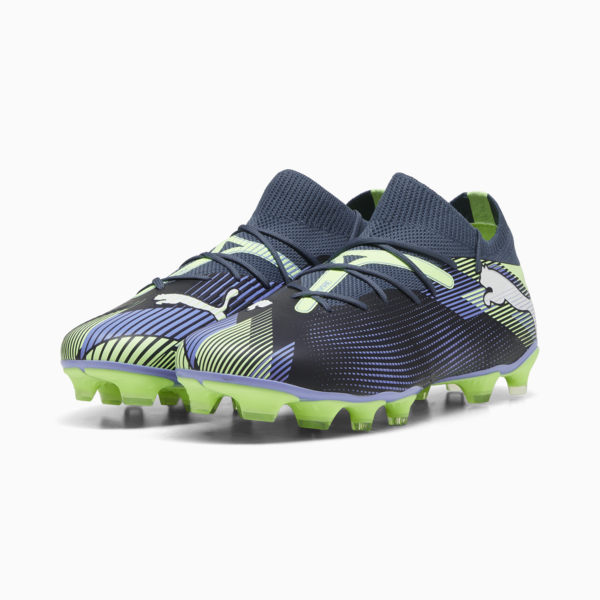 FUTURE 7 MATCH FG/AG Football Boots Unisex, Gray Skies-PUMA White-Fizzy Apple, large-ZAF