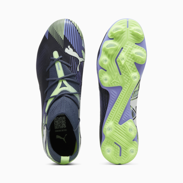 FUTURE 7 MATCH FG/AG Football Boots Unisex, Gray Skies-PUMA White-Fizzy Apple, large-ZAF