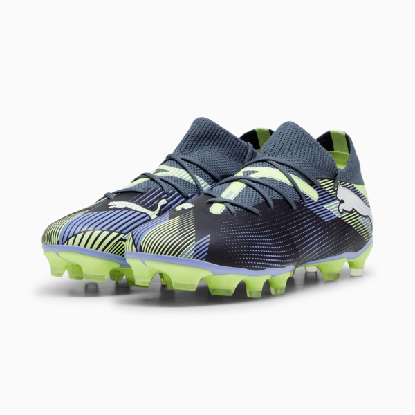 FUTURE 7 MATCH FG/AG Football Boots Women, Gray Skies-PUMA White-Fizzy Apple, large-MEX