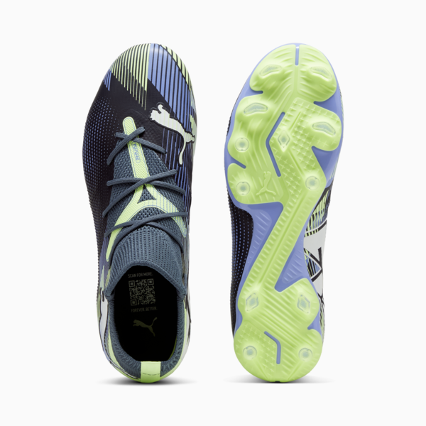 FUTURE 7 MATCH FG/AG Football Boots Women, Gray Skies-PUMA White-Fizzy Apple, large-MEX