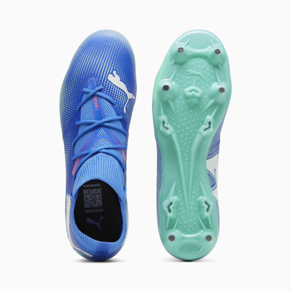Botines de fútbol FUTURE 7 MATCH MxSG, Bluemazing-PUMA White-Electric Peppermint, large-ARG