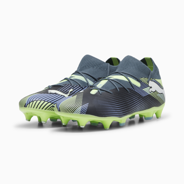 Botines de fútbol FUTURE 7 MATCH MxSG, Gray Skies-PUMA White-Fizzy Apple, large-ARG