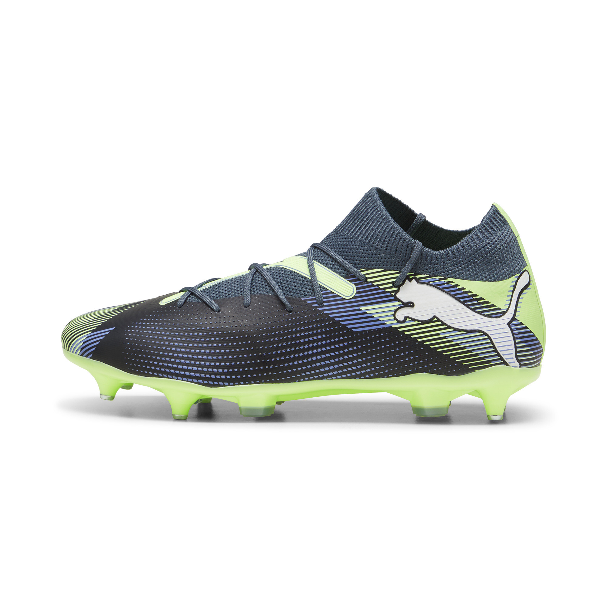 Puma FUTURE 7 MATCH MxSG Fußballschuhe | Gray Skies/White/Fizzy Apple | Größe: 41