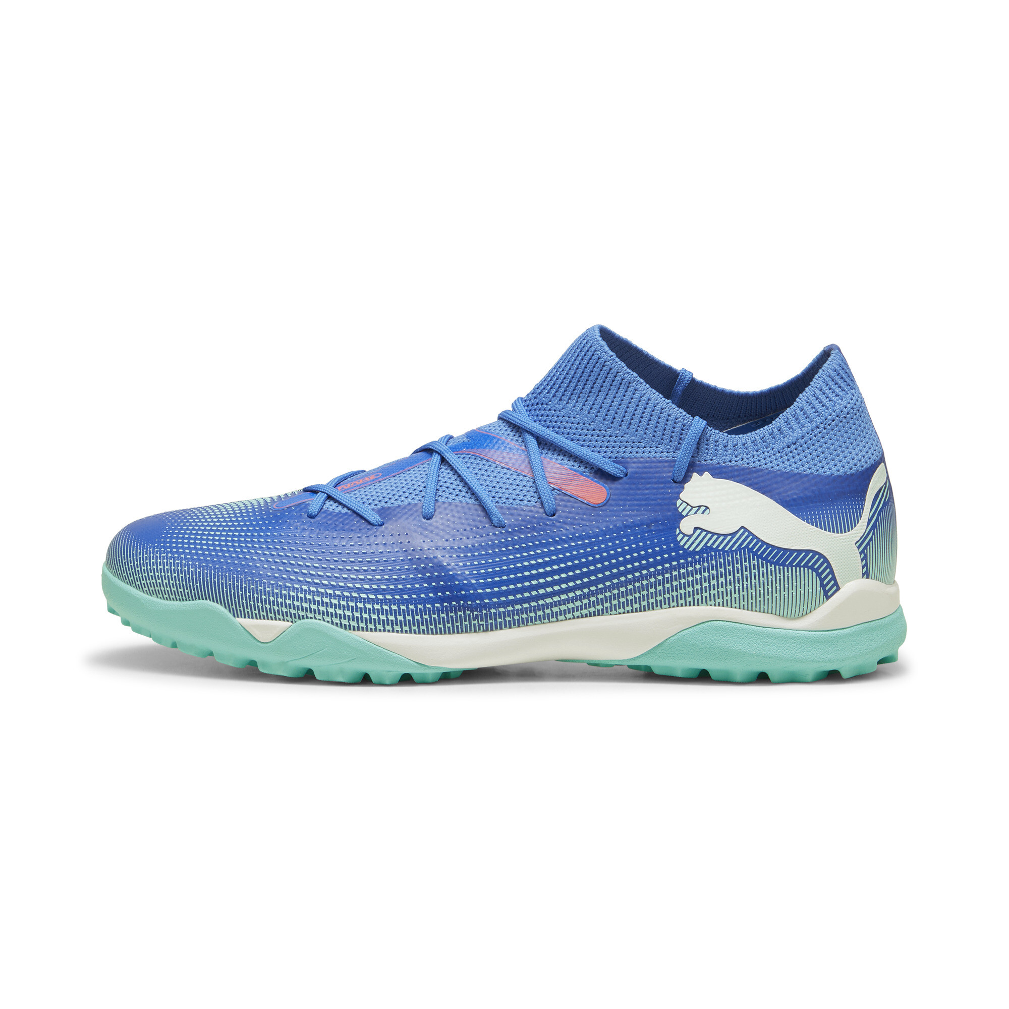 Puma FUTURE 7 MATCH TT Fußballschuhe | Bluemazing/White/Electric Peppermint | Größe: 44.5