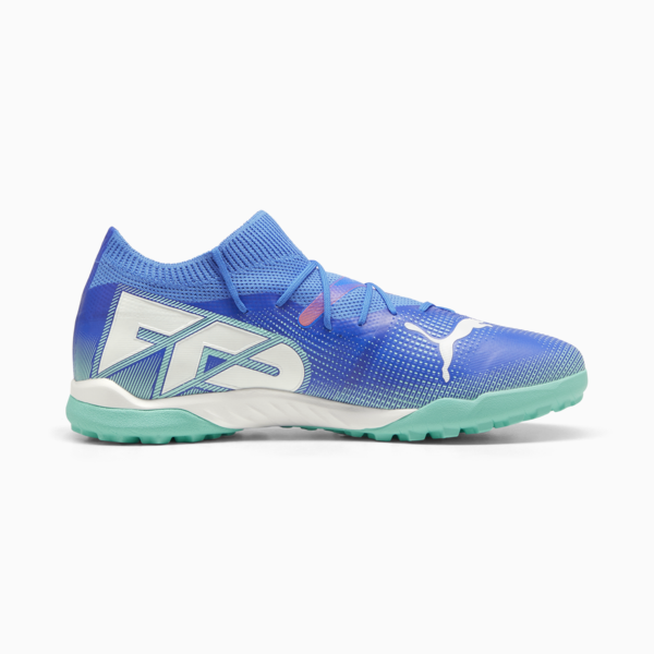 FUTURE 7 MATCH TT Football Boots, Bluemazing-PUMA White-Electric Peppermint, large-MEX