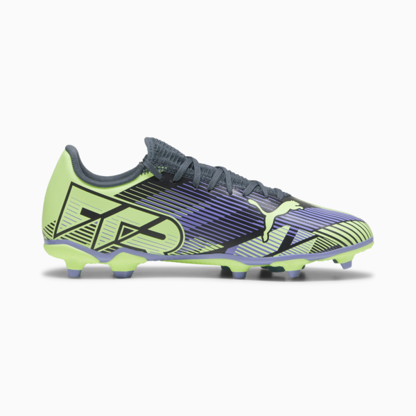 FUTURE 7 PLAY FG/AG Football Boots Unisex, Gray Skies-Elektro Purple-Fizzy Apple-PUMA White, large-ZAF