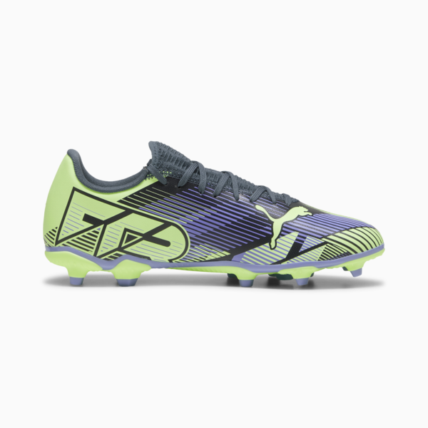 FUTURE 7 PLAY FG/AG Football Boots, Gray Skies-Elektro Purple-Fizzy Apple-PUMA White, large-ZAF