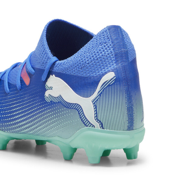 FUTURE 7 MATCH FG/AG Football Boots Youth, Bluemazing-PUMA White-Electric Peppermint, large-ZAF