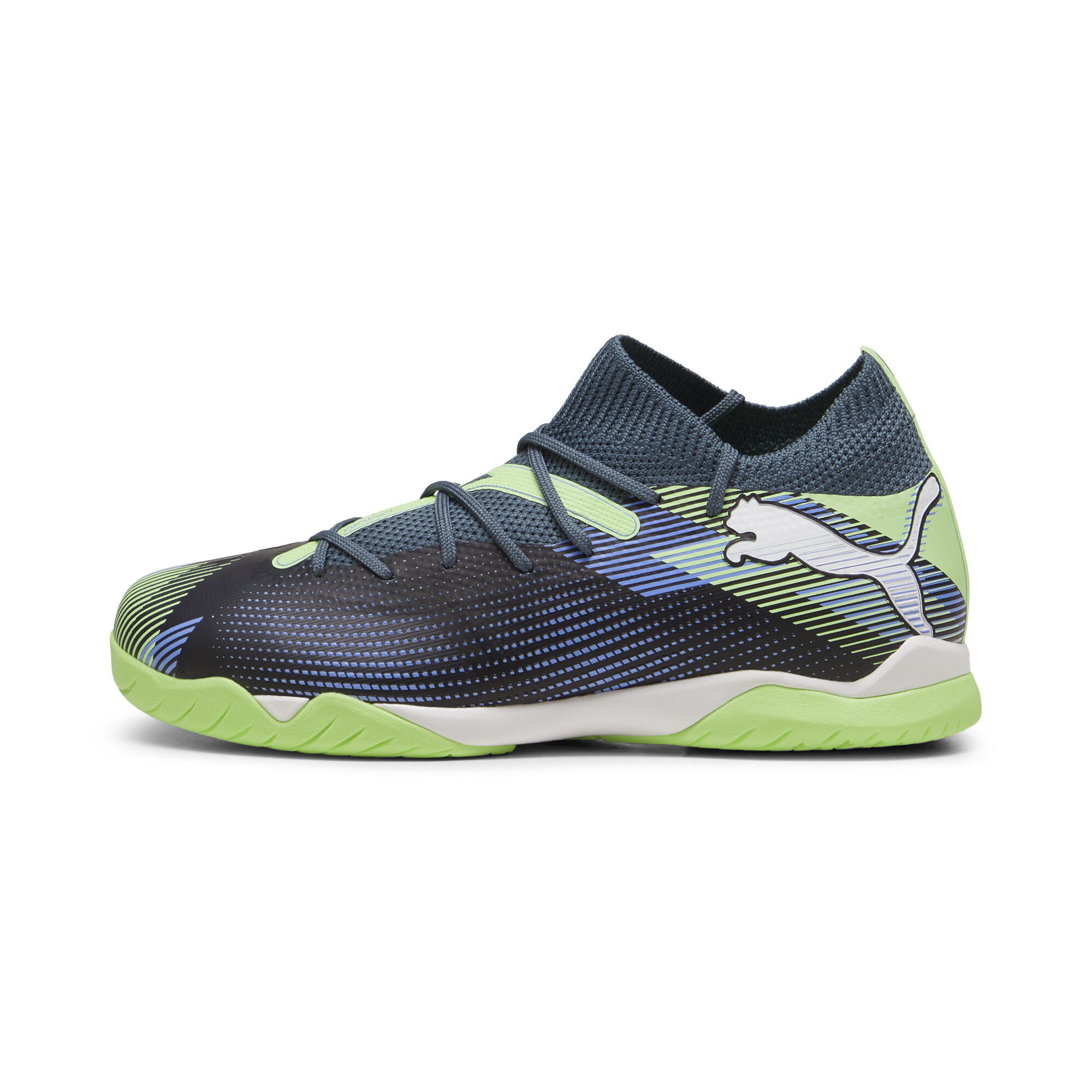 Puma FUTURE 7 MATCH IT Fußballschuhe Teenager Für Für Kinder | Gray Skies/White/Fizzy Apple | Größe: 37