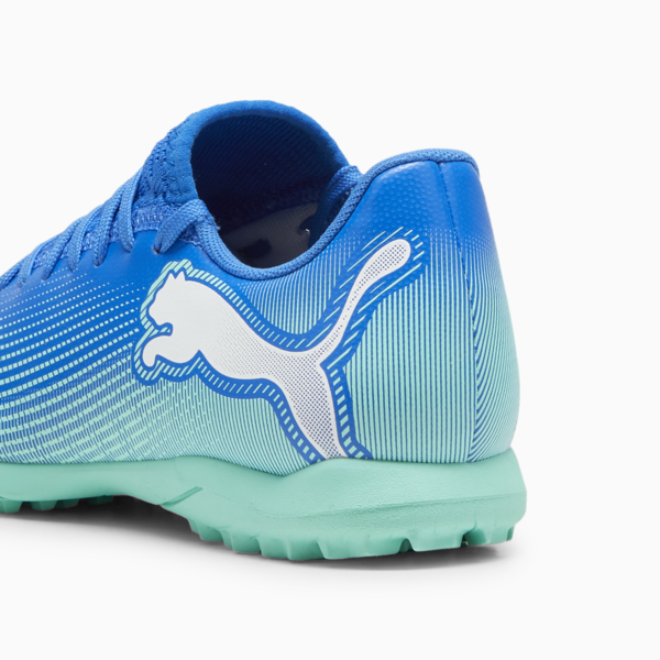 FUTURE 7 PLAY TT Football Boots Youth, Hyperlink Blue-Mint-PUMA White, large-MEX