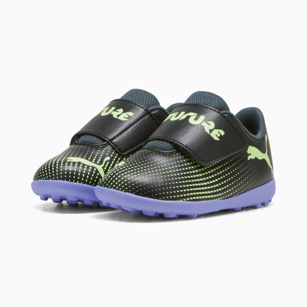 FUTURE 7 PLAY TT Football Boots Toddler, Gray Skies-Elektro Purple-Fizzy Apple-PUMA White, large-MEX