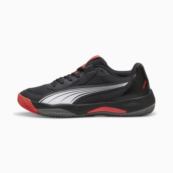 Zapatillas de Pádel NOVA Court, Flat Dark Gray-PUMA Black-Flat Medium Gray-Active Red, large-ARG