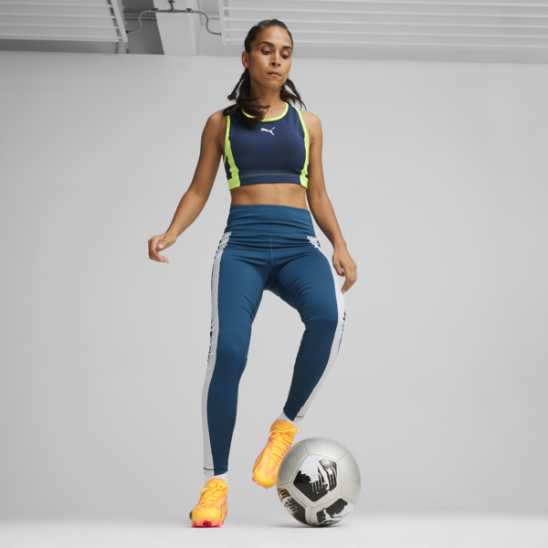 Botines ULTRA MATCH FG/AG para mujeres, Sun Stream-PUMA Black-Sunset Glow, large-ARG