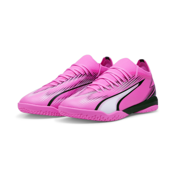 Botines de futsal ULTRA MATCH IT, Poison Pink-PUMA White-PUMA Black, large-ARG