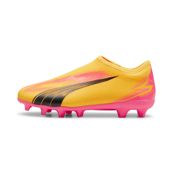 Botin de futbol juveniles sin cordones ULTRA MATCH FG AG orange PUMA