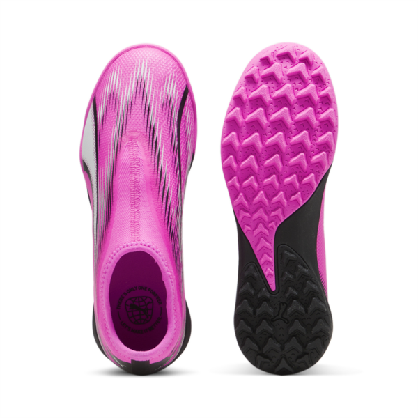 Botines de futsal Ultra Match TT, Poison Pink-PUMA White-PUMA Black, large-ARG